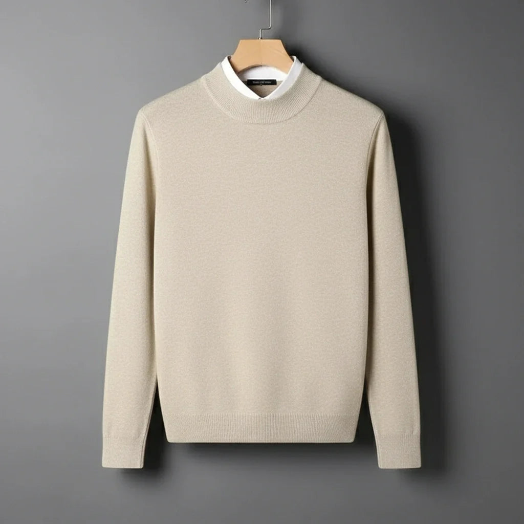 Damien Men's High Neck Cashmere Jumper