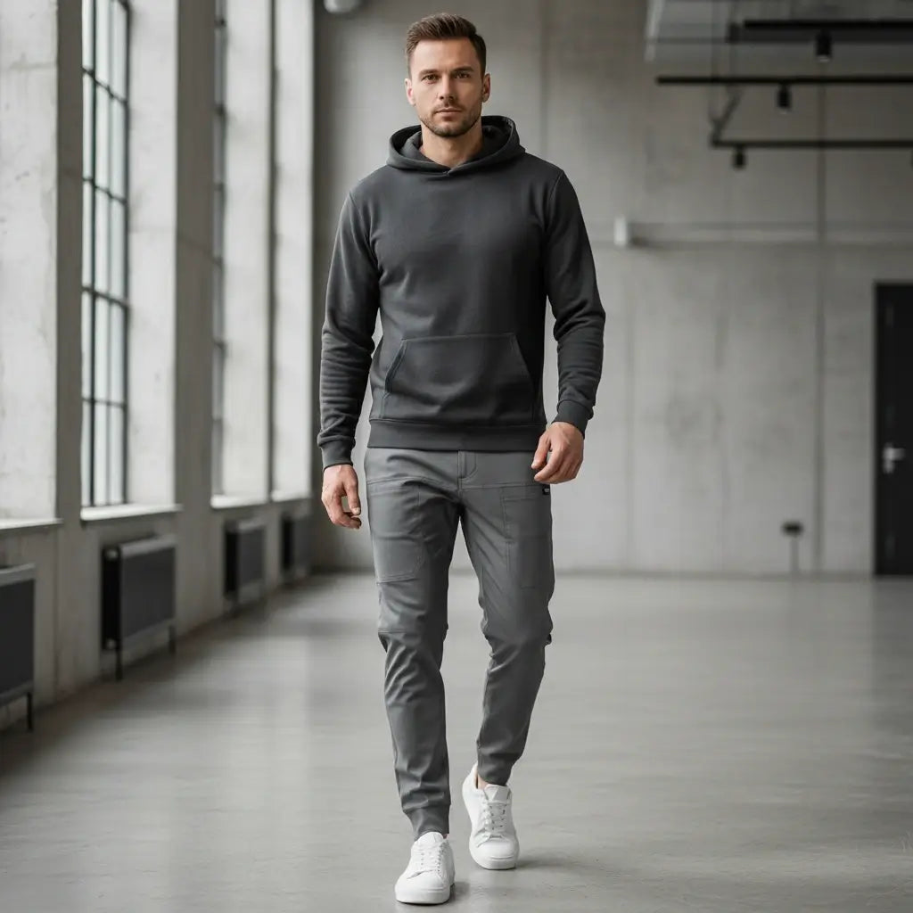Men's Stretch Cargo Trousers - Noah