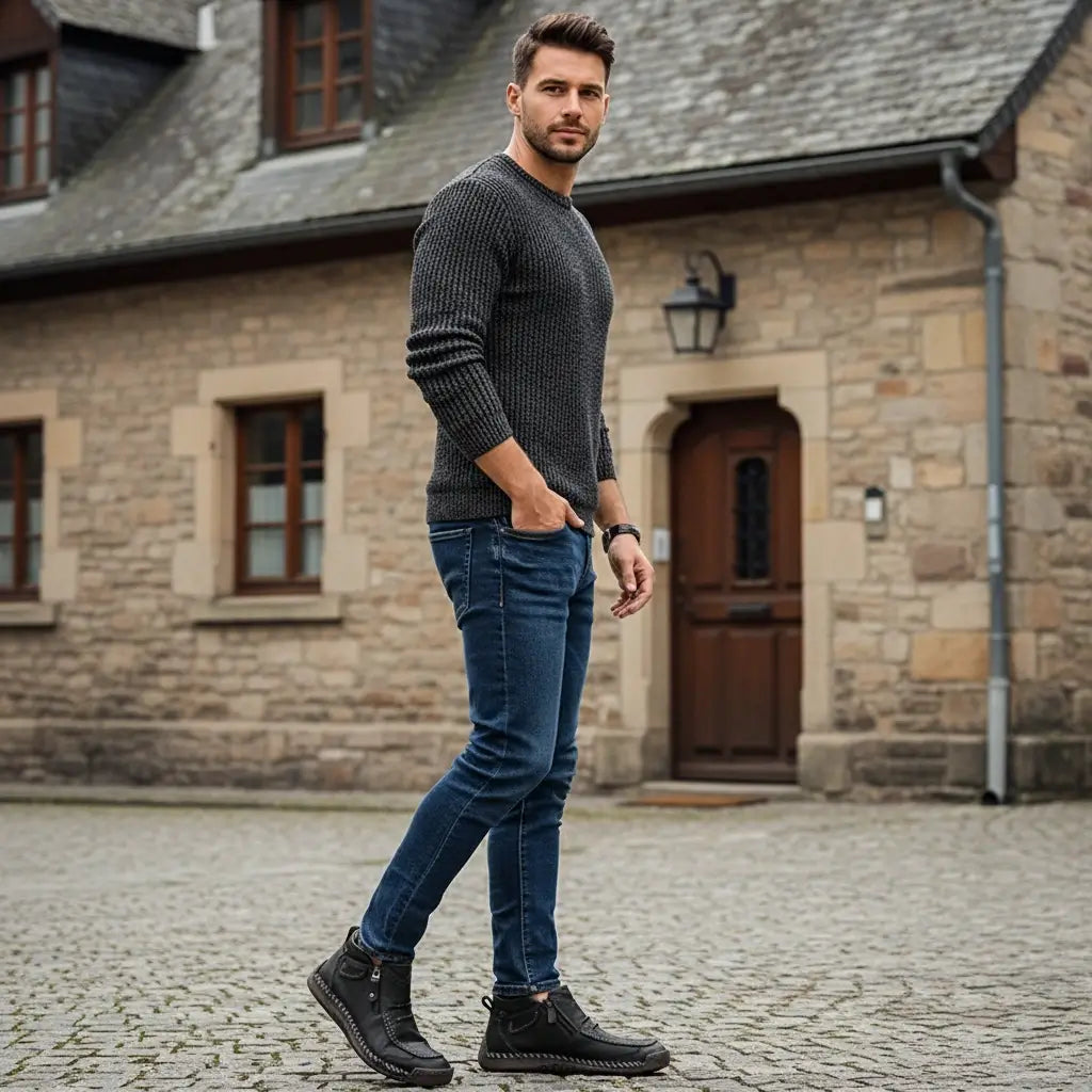 Davos | Handmade Leather Boots – Comfort & Durability