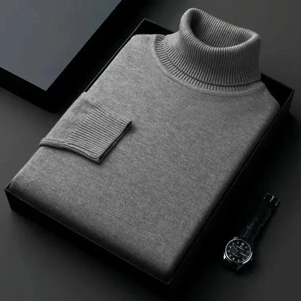Laurent Men's Cashmere Roll Neck Jumper